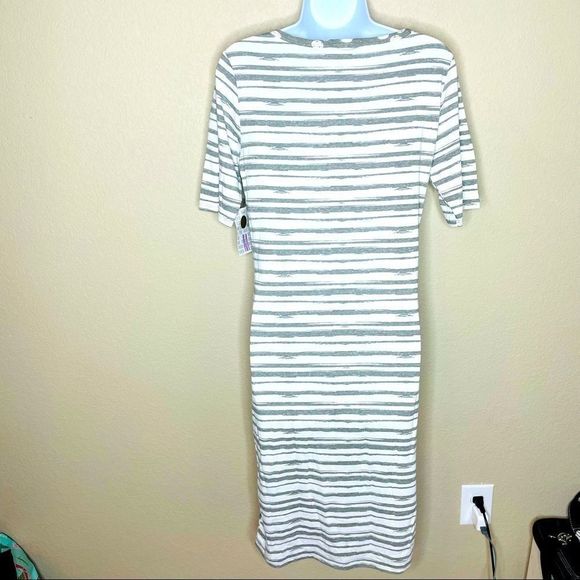 LuLaRoe Julia Polka Dot Shirt Dress M - Picture 3 of 11